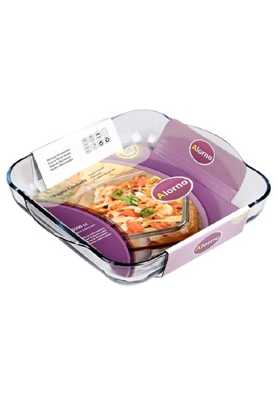 COK Tava patrata de copt 22x22cm sticla termorezistenta