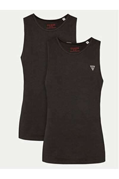 Guess Men's Set of 2 Tank Tops Black U97G15KCD31