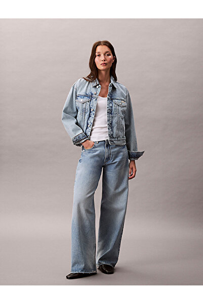 Calvin Klein Women's 90S Trucker Lafayette Denim Jacket