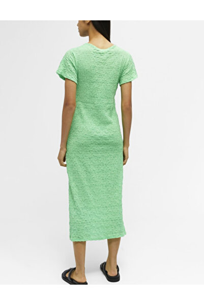 Object midi dress, green