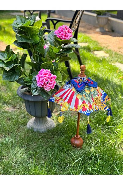 Genel Markalar Positano Bali Şemsiyesi - Mavi