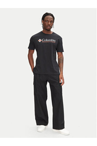 Columbia Ανδρικό T-Shirt μαύρο COLUMBIA-1680053001 CSC BASIC LOGO TEE-ΜΑΥΡΟ