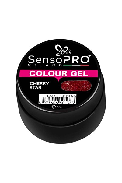 SensoPRO Milano Gel UV colorat Cherry Star 5ml,