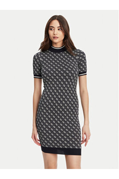 Guess Rochie unisex tricotată bleumarin W3YK39Z37K0
