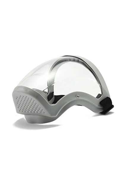 Choice قناع رمادي كامل الوجه مضاد للرذاذ مضاد للضباب ومضاد للرذاذ وارتداء الر...