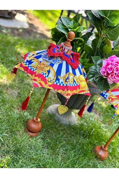 Merve Kaymakcı Positano Bali Şemsiyesi - Kırmızı