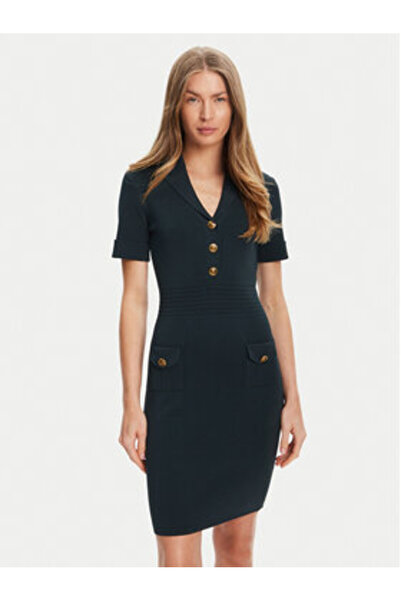 Guess Women's Knitted Dress Green W5YK29Z0130