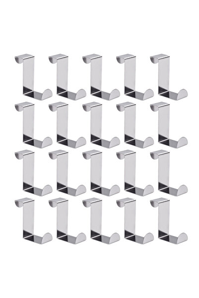 Choice 20pcs 2-20Pcs Drawer Hook Stainless Steel Reversible Over Door Cabinet...