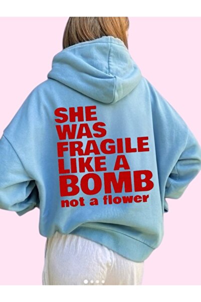 ArtYus Unisex Bomb Šareni Specijalni Štampano Pamuk Oversize kroj Sa kapuljač...