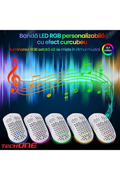 Techone Mouse de gaming profesional ShadowStrike Pro