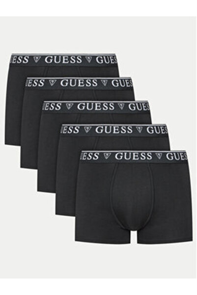 Guess Men's Set of 5 Boxer Shorts Black U4YG16K6YW1