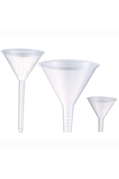 Choice 3Pcs 1/3Pcs Clear Plastic Funnel Set Practical Filling Tool Kitchen Funnel Filling Small Bottles