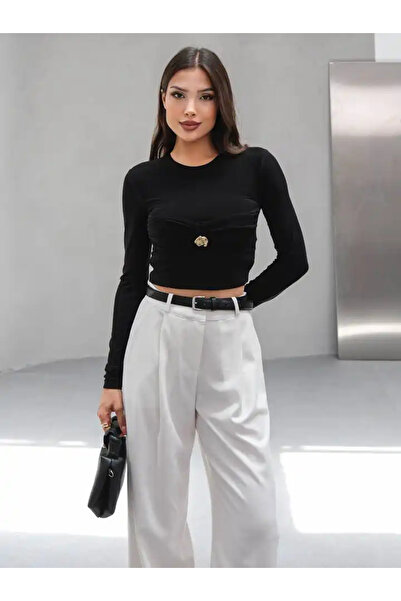 cemo BELI BUZGULU TOKALI KISA BLUZ