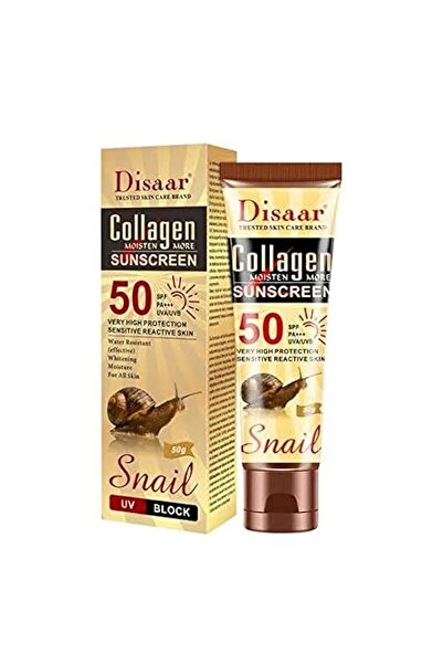 Disaar ديسار كريم واقي شمس بعامل حماية SPF 50 مع الكولاجين - 50 جم