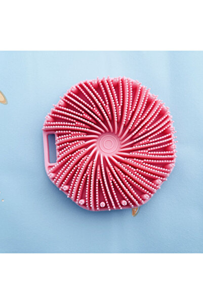 Choice قطعة واحدة - وردية اللون، فرشاة استحمام سيليكون متعددة الأضلاع، فرشاة ...