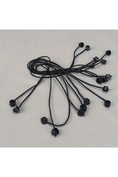 Choice 14226 5pcs Black Spider Silk Rope Connectors, 23.5cm Building Bricks Chain Building Block 14226 6314
