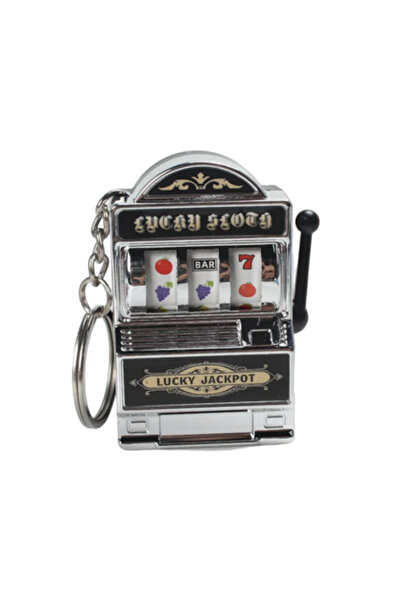 dalimag FomoX Breloc Joc de Slot, Interactiv, 6x4 cm, Argintiu