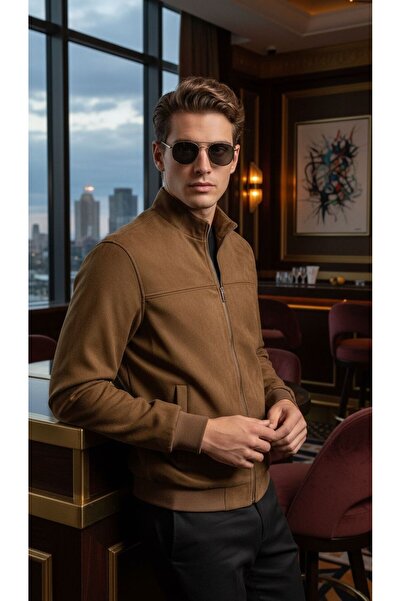 DYNAMO Suede Transitional coat