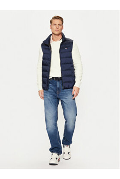 Tommy Jeans Vestă bărbătească DM0DM20663 Bleumarin