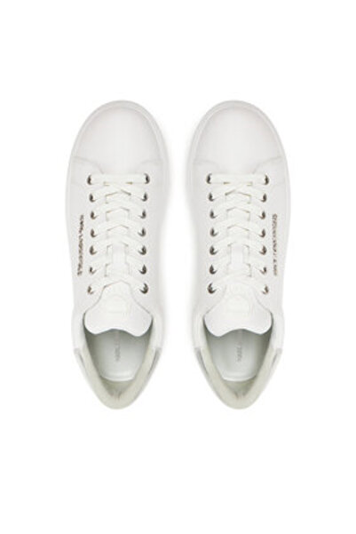 Karl Lagerfeld Ανδρικά αθλητικά παπούτσια λευκά KARL LAGERFELD-KL54519A 01S ΛΕΥΚΑ ΜΕ ΑΣΗΜΙ