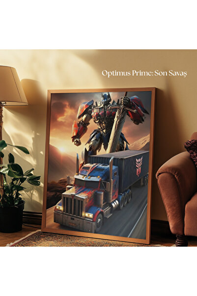 tuvart Sayılarla Boyama Seti Transformers 35x50cm, - Optimus Prime - Son Savaş