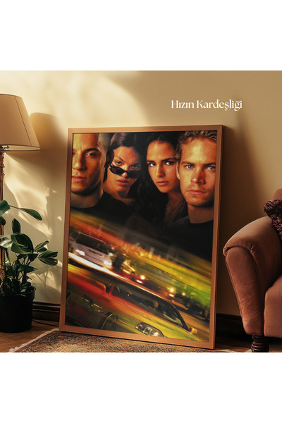 tuvart Sayılarla Boyama Seti Hızlı ve Öfkeli 35x50cm, - Hızın Kardeşliği