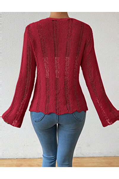 Sheya cardigan, cherry red