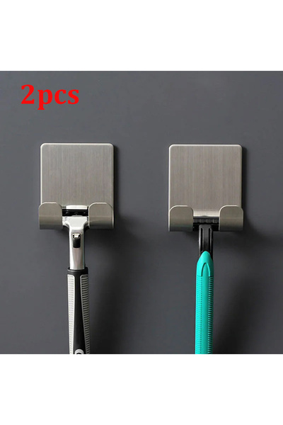Choice 2pcs 2pcs Razor Holder 304 Stainless Steel Men Shaving Shaver Razor St...