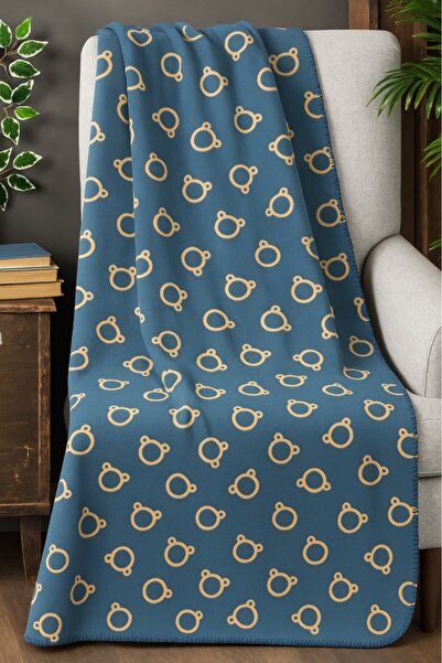 Mulberry Patterned Fleece Blanket Double Size 195X215 cm