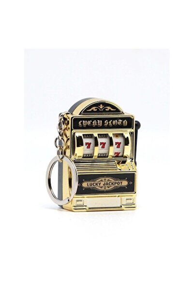 dalimag Breloc aparat de sloturi FomoX, interactiv, 6x4 cm, auriu