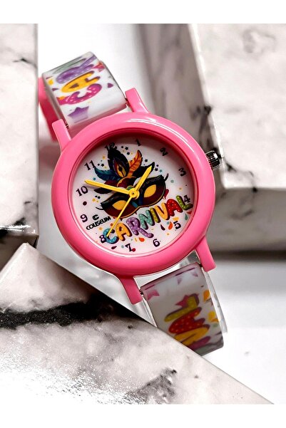 Coliseum Colorful and Figured Special Boxed Children's Wristwatch Ft.Cls.Ck07