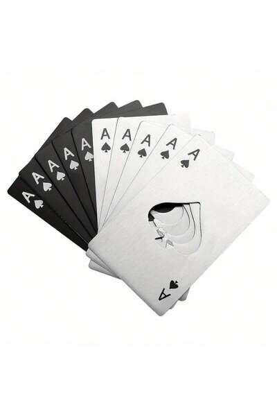 Choice مجموعة من 10 قطع من الفولاذ المقاوم للصدأ على شكل مجرفة، فتاحة زجاجات ...