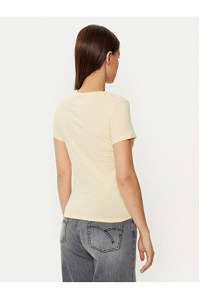 Tommy Jeans Women's T-Shirt DW0DW19447 Yellow