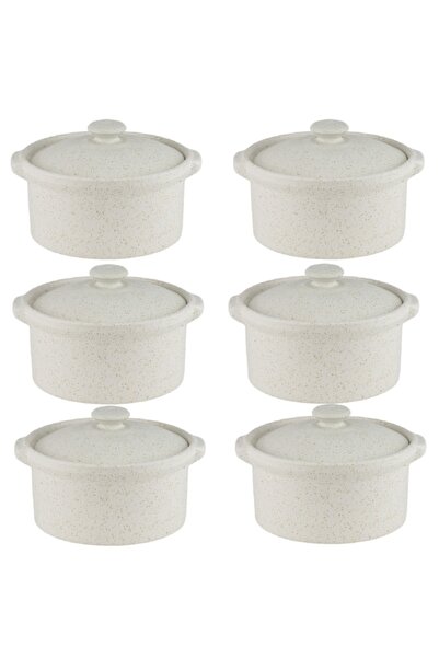 Culinaro Set 6 vase de copt si servit ceramica Arizona 550 ml,14xh9,8cm