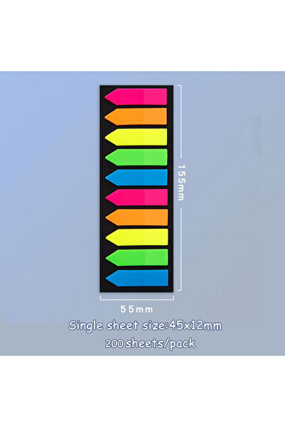 Choice F JCD 100 200 ورقة ملاحظات لاصقة لوحة مذكرات فهرس ملصقات شفافة علامات ...