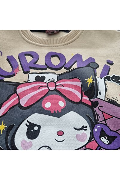 Uğur bebe Σετ αθλητική φόρμα για κορίτσια με σχέδιο με ριγέ εσωτερικά