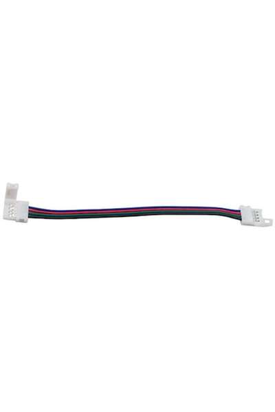 Vias Lux Conector dublu pentru bandă LED RGB cu cablu de 15 cm