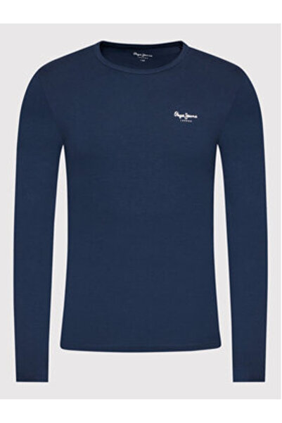 Pepe Jeans Ανδρικό Μακρυμάνικο PM508211 Μπλε Σκούρο Μπλε