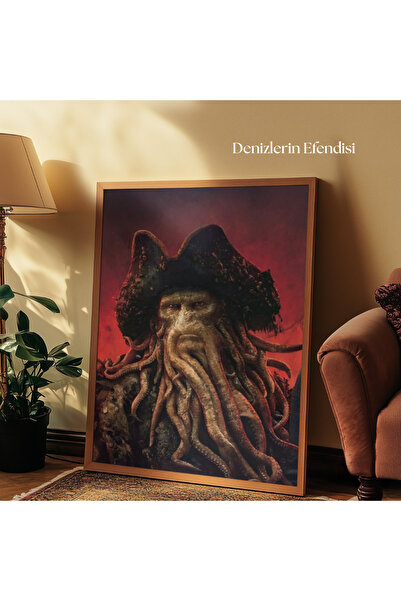 tuvart Sayılarla Boyama Seti Karayip Korsanları 35x50cm, Davy Jones - Denizle...