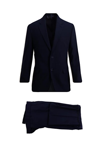 Uki LACİVERT Mono Yaka Klasik Takım Elbise