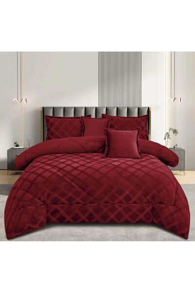 mingle Luxury Winter Bedspread - Rabbit Fur x 2 Persons (6 Pieces)