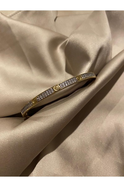 kalia Çelik Zirkon Kelepçe Bileklik