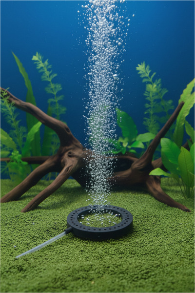 MD×JOA Akvaryum Hava Taşı ☂ KarışıkRenk ☂ Halka Hava Taşı ☂ Küçük Akvaryum Mo...