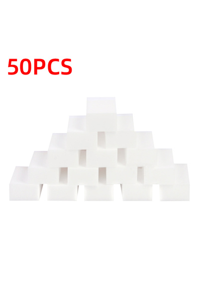 Choice 50 قطعة ممحاة إسفنجية سحرية بثلاث مجموعات من إسفنج الميلامين الأبيض لغ...