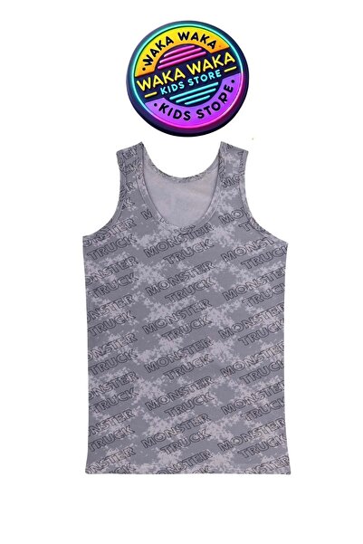 ww waka waka kids store Set de 3 tricouri cu model Monster Truck pentru băieți – Lenjerie confortabilă din bumbac