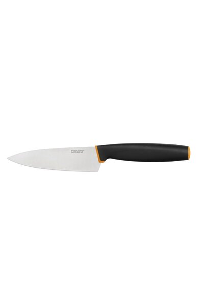 FiSKARS Cuțit mic de bucătar Control+, oțel inoxidabil, negru + portocaliu, 12 cm