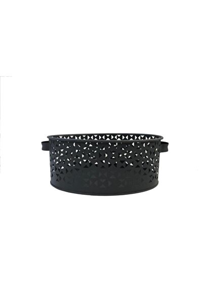 ZCD SİYAH KULPLU EKMEKLİK/MEYVE SEPETİ 33 CM