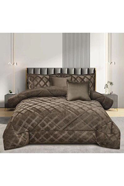 mingle مفرش شتوي فاخر – فرو أرنب × نفرين (6 قطع)