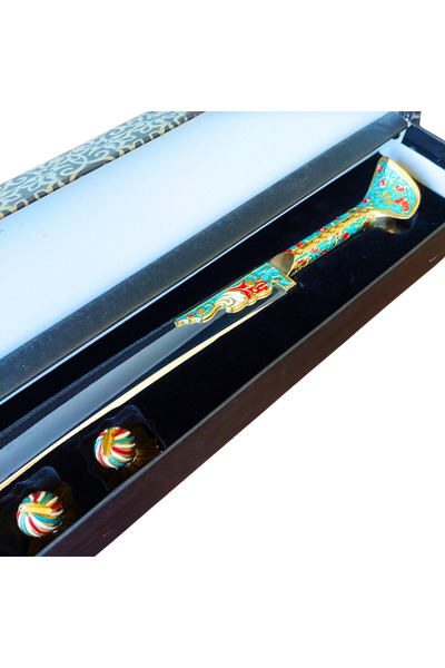 halmak MİNE İŞÇİLİKLİ YATAĞAN PALASI 75 cm PİRİNÇ sap