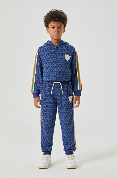 Nebbati Boy Navy Blue Tracksuit Bottom